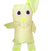 Almofada Naninha de Bebê Coelho Verde - Colo de Mãe - Imagem 2