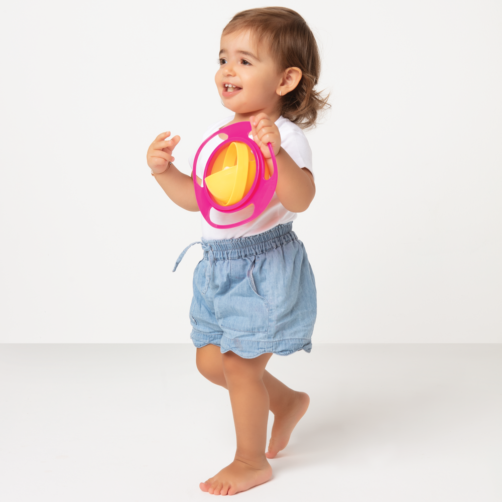 Potinho Giratório 360° Rosa Giro Bowl Para Alimentação Bebê - ShopJJ -  Brinquedos, Bebe Reborn e Utilidades