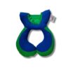 Almofada de Pescoço para Viagem Azul e verde