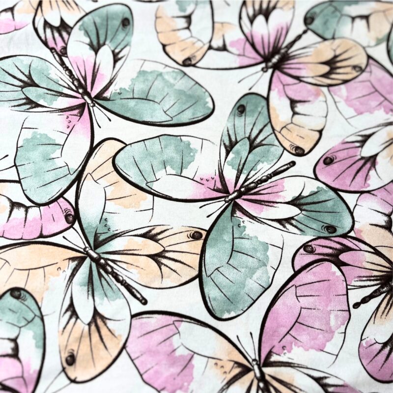 Toalha Bebê Maxi Borboletas - 100cm x 100cm