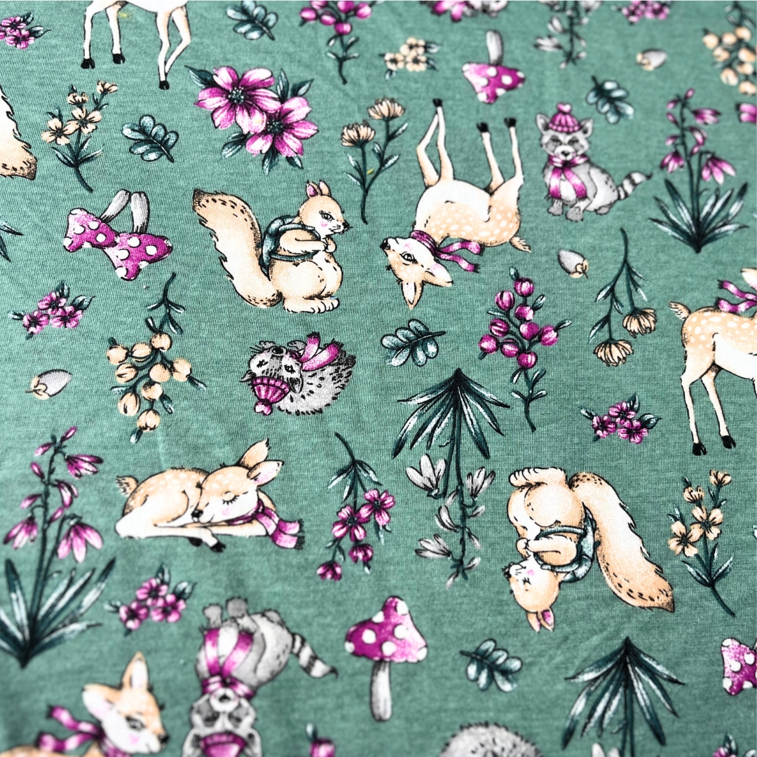 Toalha Bebê Maxi Bosque - 100cm x 100cm