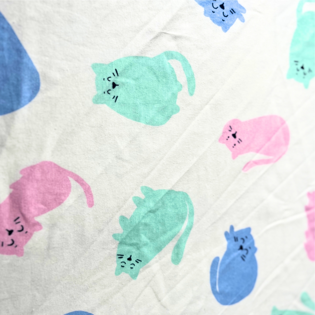 Toalha Bebê Maxi Gatinhos - 100cm x 100cm