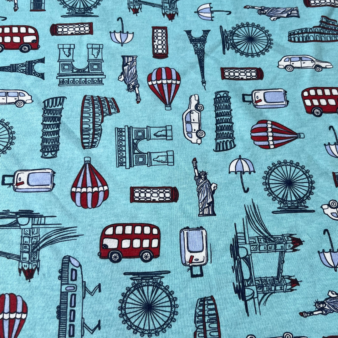 Toalha Bebê Maxi Londres - 100cm x 100cm