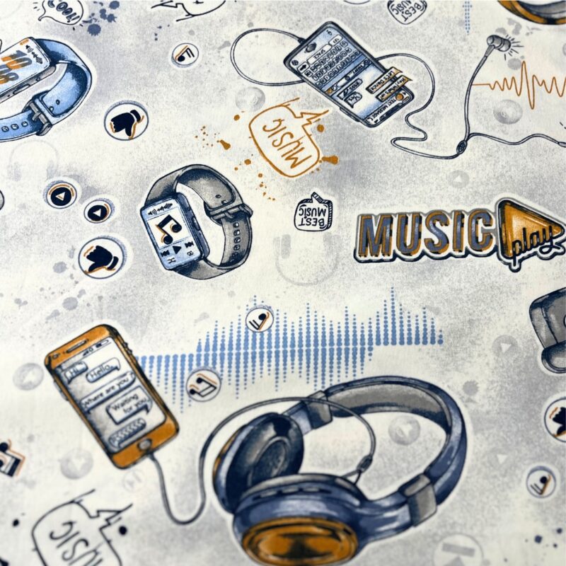 Toalha de Banho Adulto com Capuz Music - Colo de Mãe