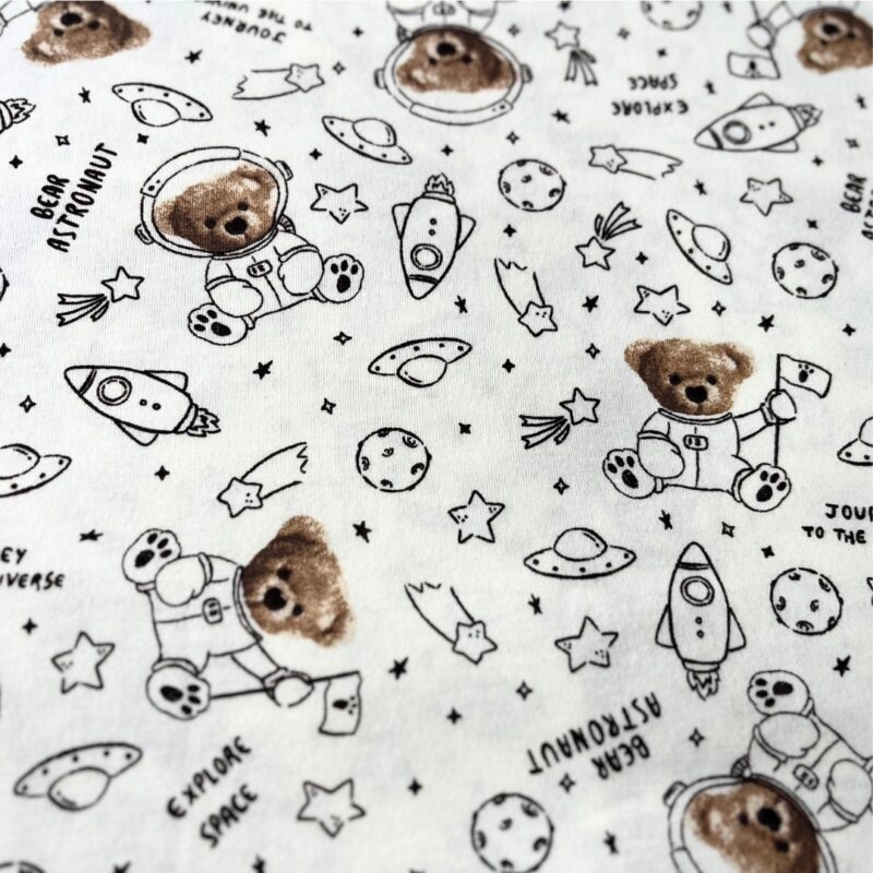Toalha Bebê Maxi Ursinho Space - 100cm x 100cm