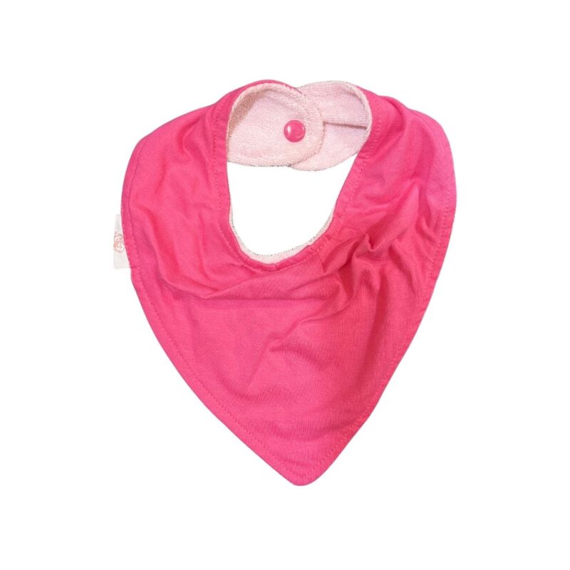 Babador Bandana Duplo Atoalhado Pink Colo de Mãe